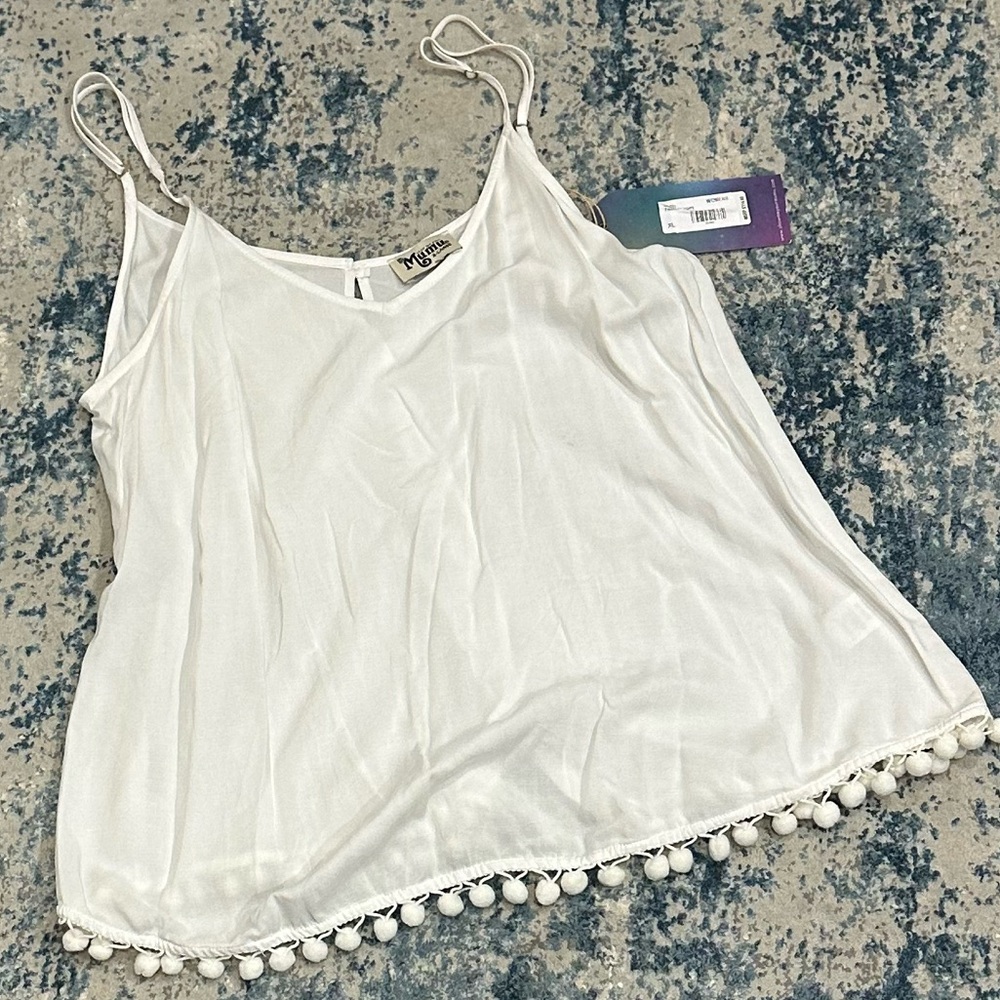 NWT SHOW ME YOUR MUMU Sheila Split Back Top